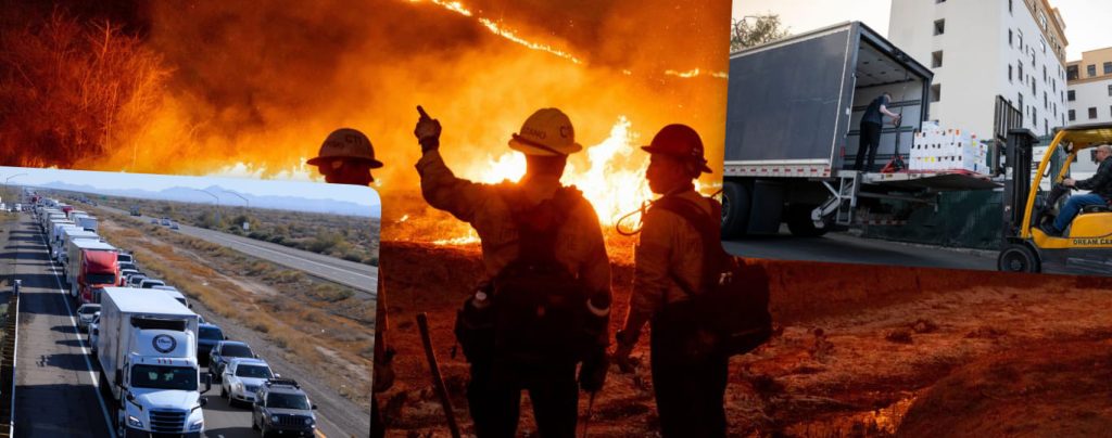 How Trucking Is Helping LA Through Wildfires